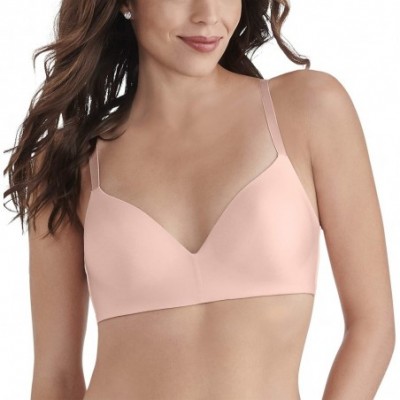 Bras Women's Nearly Invisible Full Coverage Wirefree Bra 72200 - In the Buff - CO18LHT2G0X