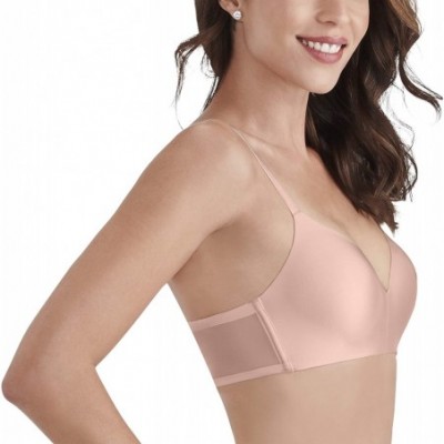 Bras Women's Nearly Invisible Full Coverage Wirefree Bra 72200 - In the Buff - CO18LHT2G0X