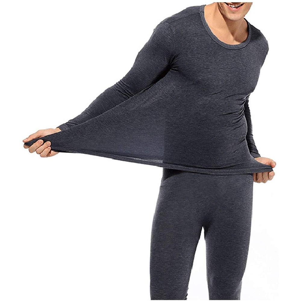 Thermal Underwear Thermal Underwear Men Women Long Johns Winter Ultra Thin Seamless Shape Slimming Thermal Underwear - Male N...