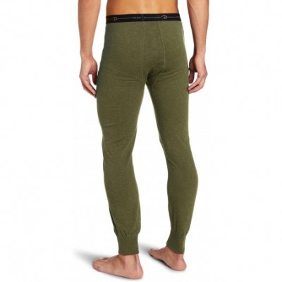 Thermal Underwear Men's Midweight Double-Layer Thermal Pant - Olive Heather - CI117TSUE59