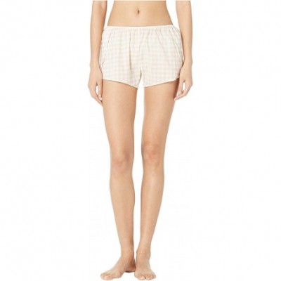 Bottoms Women's Eloise Shorts - Blush Gingham - CO18OEGAOQS