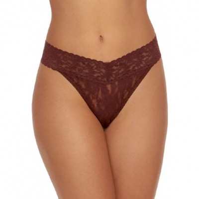 Panties Signature Lace Original Rise Thong (4811P)-One Size-Hickory - CI18E4ZQWG6