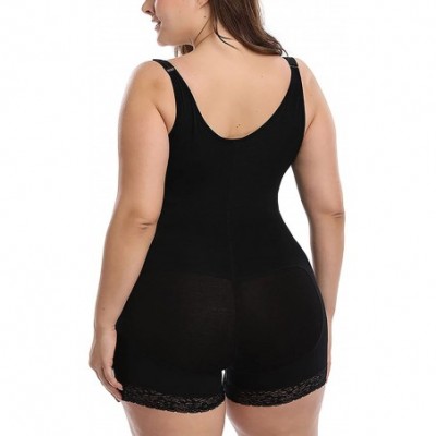 Shapewear Women's Corset Slimming Underwear Butt Lifter Bodysuit Waist Trainer Underwea Shapers - Black - CX18GWMGYQL