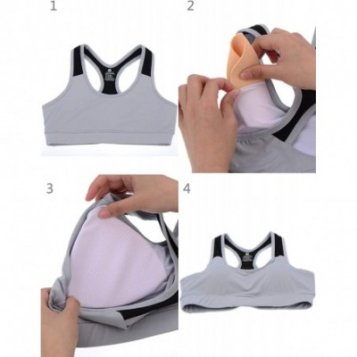 Accessories 6 Pairs Bra Pads Bra Insert Cups Push-up Foam Bra (Beige 1 Triangle+Circle) - CV18S80A74Y