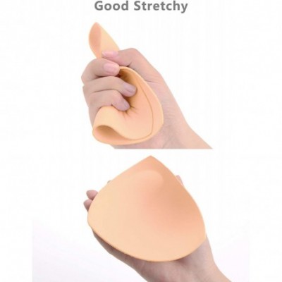 Accessories 6 Pairs Bra Pads Bra Insert Cups Push-up Foam Bra (Beige 1 Triangle+Circle) - CV18S80A74Y