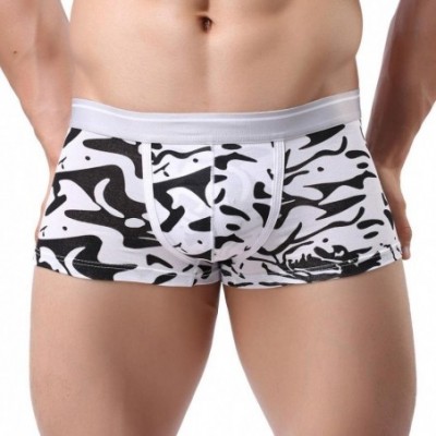 Boxer Briefs Men's Underwear- Trunks Sleepwear Men Boxer Briefs Shorts Soft Underpants - CQ17XE9Q88G