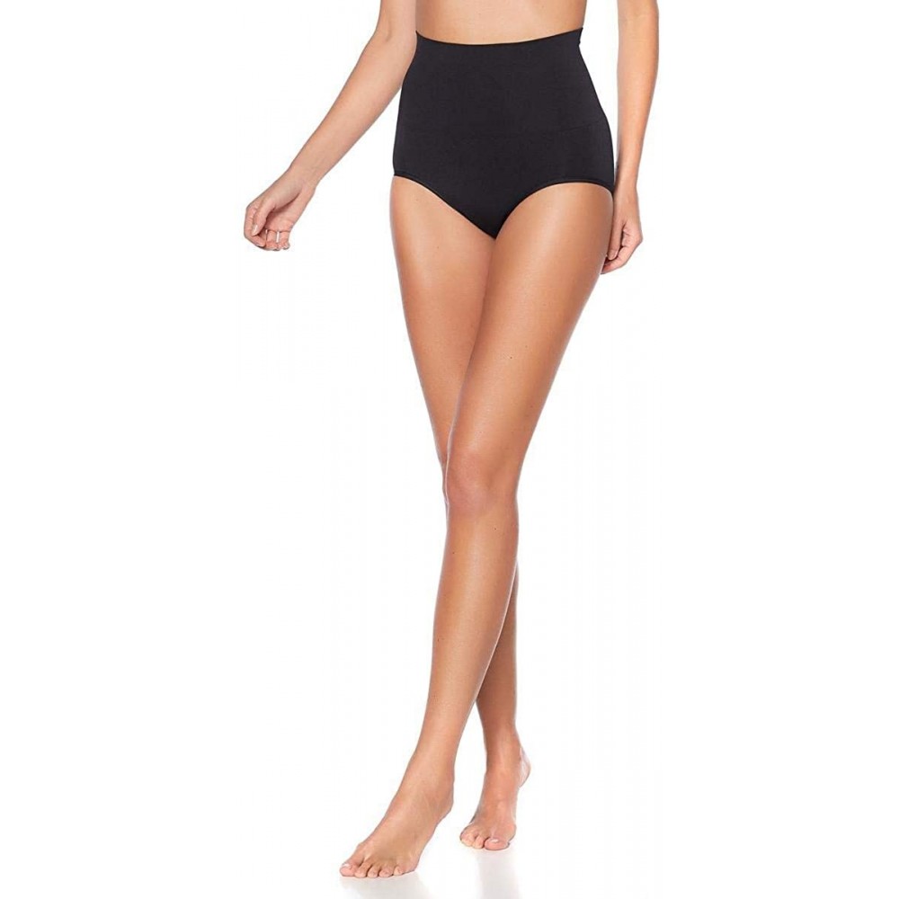 Shapewear Women's Shaping Tank- Brief- Boyshort and Slip 5 Piece Set - Black - CV195R2LIU4