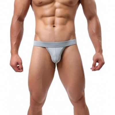 Briefs Men's Jockstrap Athletic Supporter Elastic Waistband Briefs Underwear - A06-4pack-4 - C718H24RXYO