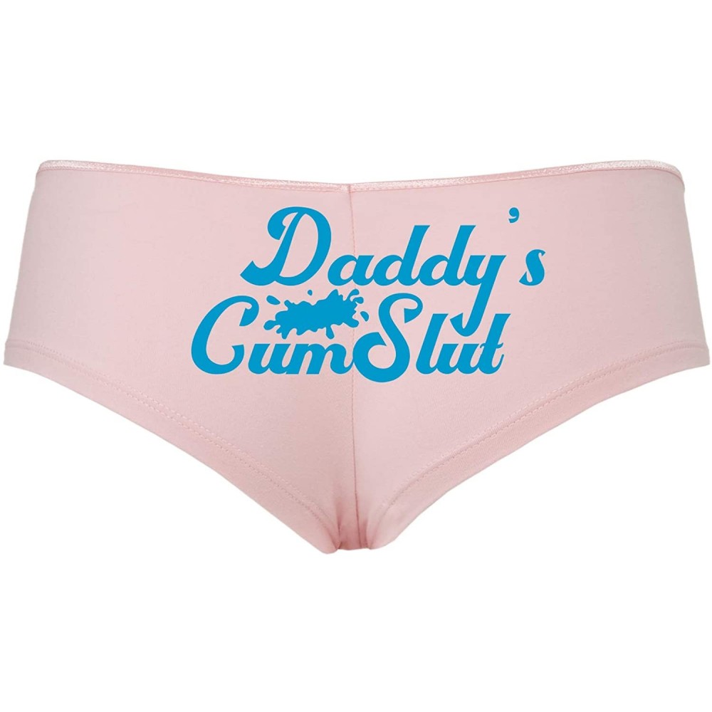 Panties Daddys Little Cumslut Submissive Oral Slut Boyshort DDLG - Sky Blue - C018SRI03A6