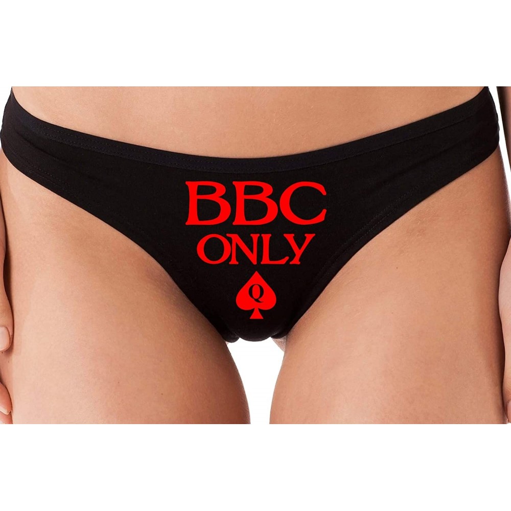 Panties BBC Only Queen of Spades for Big Black Cock Thong Panties - Red - CR18LSX6ENM