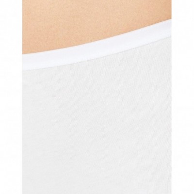 Panties Women's Cotton Boy Shorts- Pack of 5 - White - C218ZTKO3LW