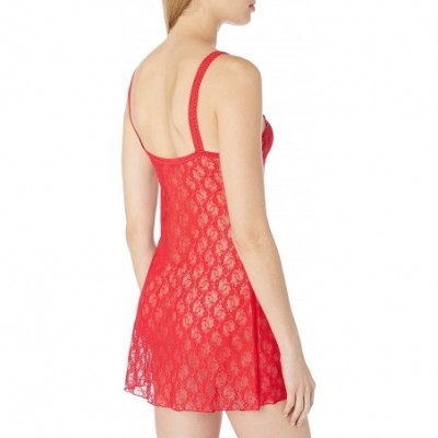 Baby Dolls & Chemises Women's Lace Kiss Chemise - Ski Patrol - CT18L6RA8R3