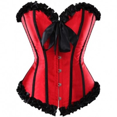 Bustiers & Corsets Sexy Basque Corset Lingerie for Women Plus Size Overbust Sexy Corset for Loss Waist Gothic Lace Up Bustier...