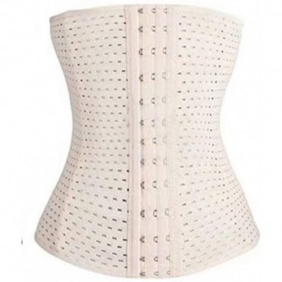 Shapewear Waist Trainer for Women Underbust Corset Tummy Control Body Shaper - Flesh - C1198XO2QON