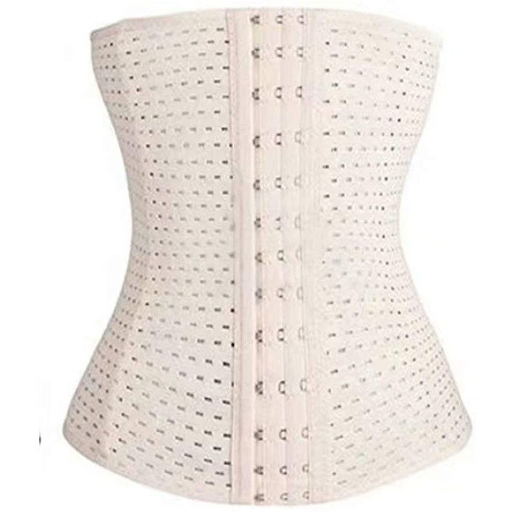 Shapewear Waist Trainer for Women Underbust Corset Tummy Control Body Shaper - Flesh - C1198XO2QON