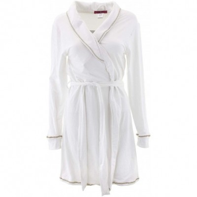 Robes Juniors Novelty Super Soft Bathrobe - White - C818LOI8H08