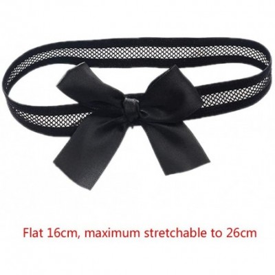 Garters & Garter Belts Bowknot Women Princess Girl Cosplay Leg Ring Sexy Elastic Thigh Garters Wedding Black - CI19E48GUK9