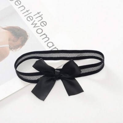 Garters & Garter Belts Bowknot Women Princess Girl Cosplay Leg Ring Sexy Elastic Thigh Garters Wedding Black - CI19E48GUK9