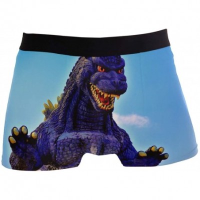 Boxer Briefs Godzilla Dinosaur Boxer Briefs for Men Boy Youth Mens Underwear Polyester Spandex Breathable - CW18YOY7EHL