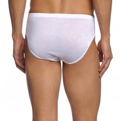 Briefs Men's Cotton Sporty 3/4 Brief 73501 - White - C11111AEDK7