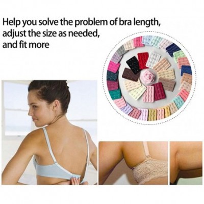 Accessories 30Pcs Bra Extender Bra Extension 3 Rows 4 Hooks Breathing Room - Color 25 - C818GMA9ST5