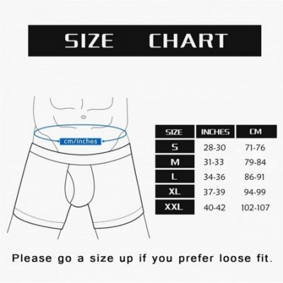 Boxer Briefs Men's Boxer Briefs Ahegao Face Printed Underwear Funny Anime Mens Boxer Shorts - Style 4 - C41933X805H