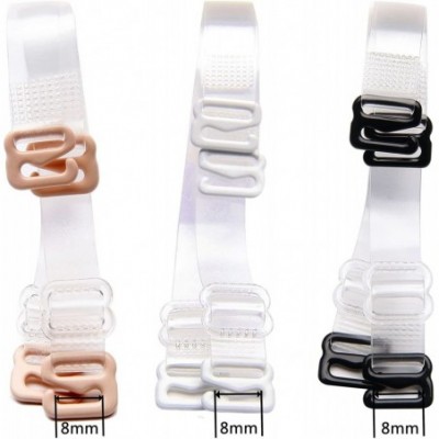 Accessories 3Pairs Invisible Soft Clear Replacement Bra Shoulder Straps - 3pairs - 8mm Width - CL125RLZEN1