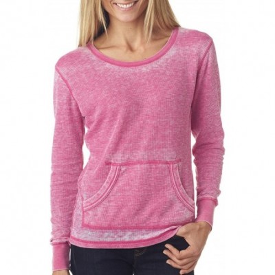 Thermal Underwear Ladies Zen Thermal Long Sleeve T Shirt - Wildberry - CA12O684M8E