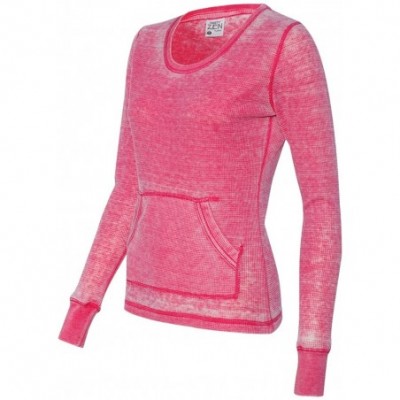 Thermal Underwear Ladies Zen Thermal Long Sleeve T Shirt - Wildberry - CA12O684M8E