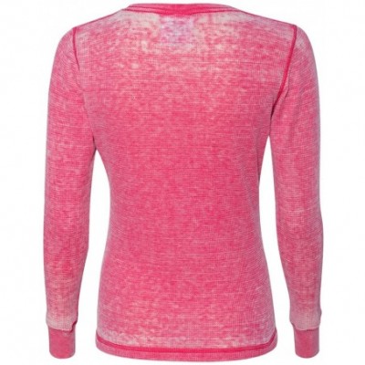 Thermal Underwear Ladies Zen Thermal Long Sleeve T Shirt - Wildberry - CA12O684M8E