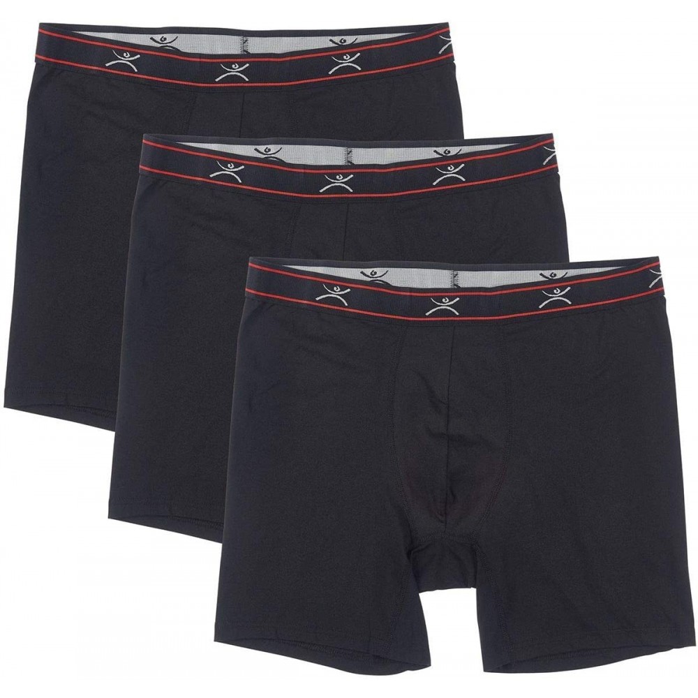 Boxer Briefs Silkskin Performance Boxer Brief - 3-Pack - Men's - Black - CS18Q7EW9AN