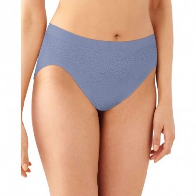 Panties Women's Comfort Revolution Seamless High-Cut Brief Panty- Chateau Blue- 7 - C218GNA659T