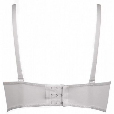 Bras 32B Bras for Women Wirefree Bra Padded Everyday Contour Bras Light Gray - C9196WOQLDA