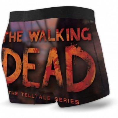 Boxer Briefs Thin Comfortable Breathable Stretchable The Walk-ing Dead Men's Boxer Briefs - CA197TXG62Z