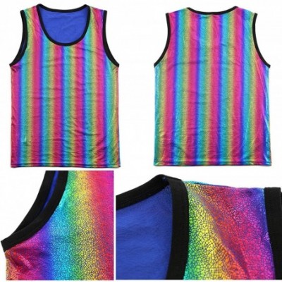 Undershirts Men's Muscle Fit Shirt Sexy Vest Undershirt Tank Top Sleeveless Shirt Waistcoats - Shirt Only - C218XGUWA7Z