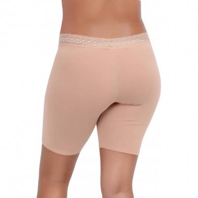 Shapewear Women's Thigh Slimmer Shapewear - Under it All Long Leg Shaper - Mocha - CL1832O78WL