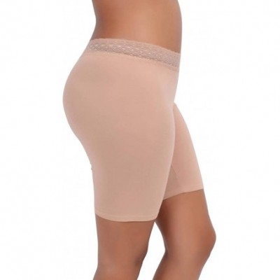 Shapewear Women's Thigh Slimmer Shapewear - Under it All Long Leg Shaper - Mocha - CL1832O78WL