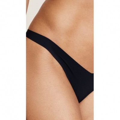 Panties Women's Classic Tiny Thong - Baby Got Black - C4113R7JEJD