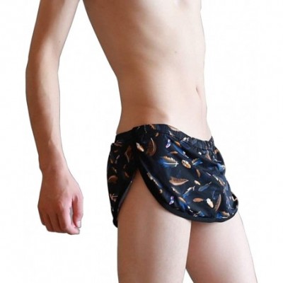 Boxer Briefs Men's Sexy Jock Style Pouch Panties Boxer Underwear Lounge Shorts Skirt - Print 2 - C1193074GGM