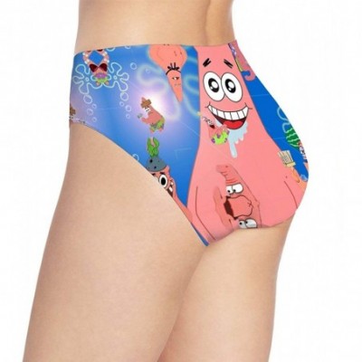 Panties Spongebob Womens Underwear Cotton Soft Breathable Bikini Panties Low Waist Briefs for Ladies - Spongebob 4 - CL196N9GID5