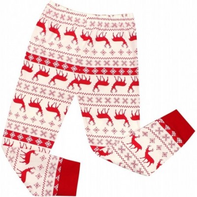 Sets Christmas Family Matching Pajamas Set Santa's Deer Sleepwear for The Family Boys and Girls - Striped Deer - C0197ZGYEO0