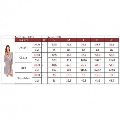 Robes Women Soft Cotton Modal Robe with Pockets V Neck 3/4 Sleeves Short Loungewear Kimono Sleepwear - Grey - C8197NKGK08