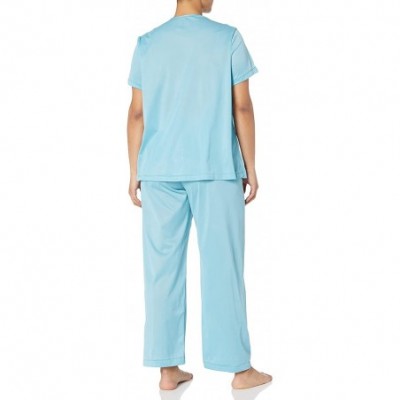 Sets Women's Short Sleeve Pajama Set - Ocean Haze - C218Y7E23KX