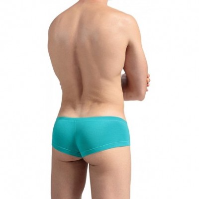 Boxer Briefs Men's Sexy Elephant Nasal Panties Modal Boxer Briefs Multi Pack - Green - CE18Z93ZW4N