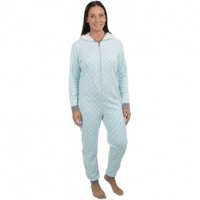 Sets Women's Light Weight Fleece Onesie with Hoodie - 17 Owl - CB186WC5T4L