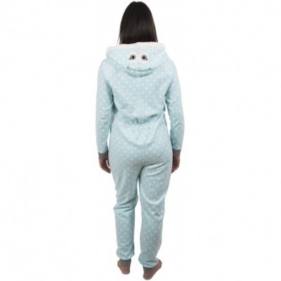 Sets Women's Light Weight Fleece Onesie with Hoodie - 17 Owl - CB186WC5T4L