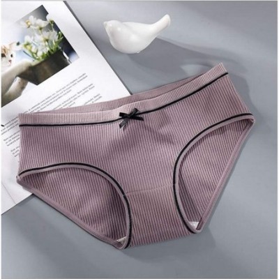 Panties Women's Multi-Pack Cotton Panties with Cute Bowknot for Teens Girls - Mix 8 - CW18XIWYKHC