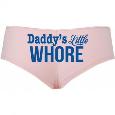 Panties Daddy's Little Whore Fun Flirty Pink boy Short Panties DDLG - Royal Blue - CJ18SRQICQI