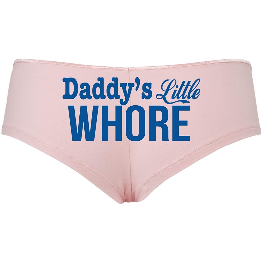 Panties Daddy's Little Whore Fun Flirty Pink boy Short Panties DDLG - Royal Blue - CJ18SRQICQI