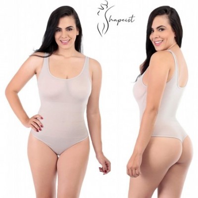 Shapewear Slimming Bodysuit for Women Body Shaper Compression Shapewear for Tummy Control - Beige - CW1999C3CED